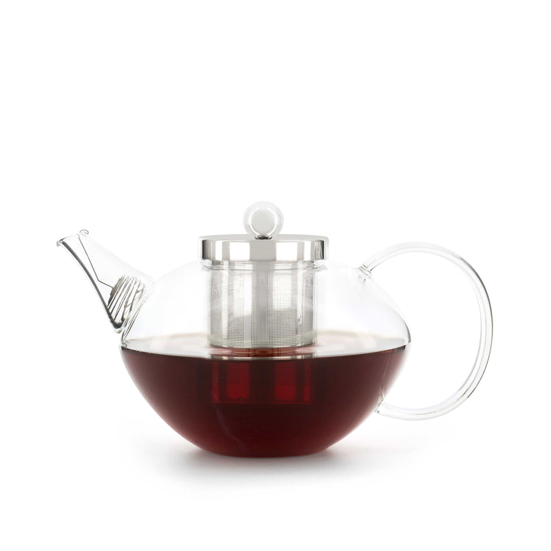 Whittard Chelsea glass teapot with infuser 1200ml (British brand)
