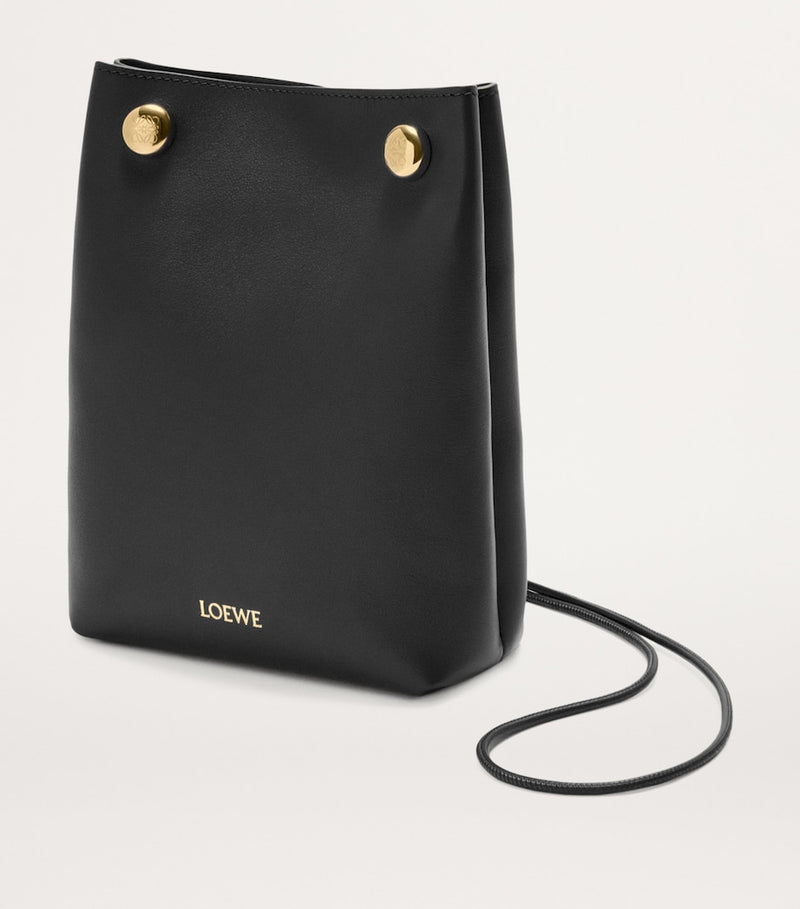 LOEWE leather Pebble cross-body bag - British product
