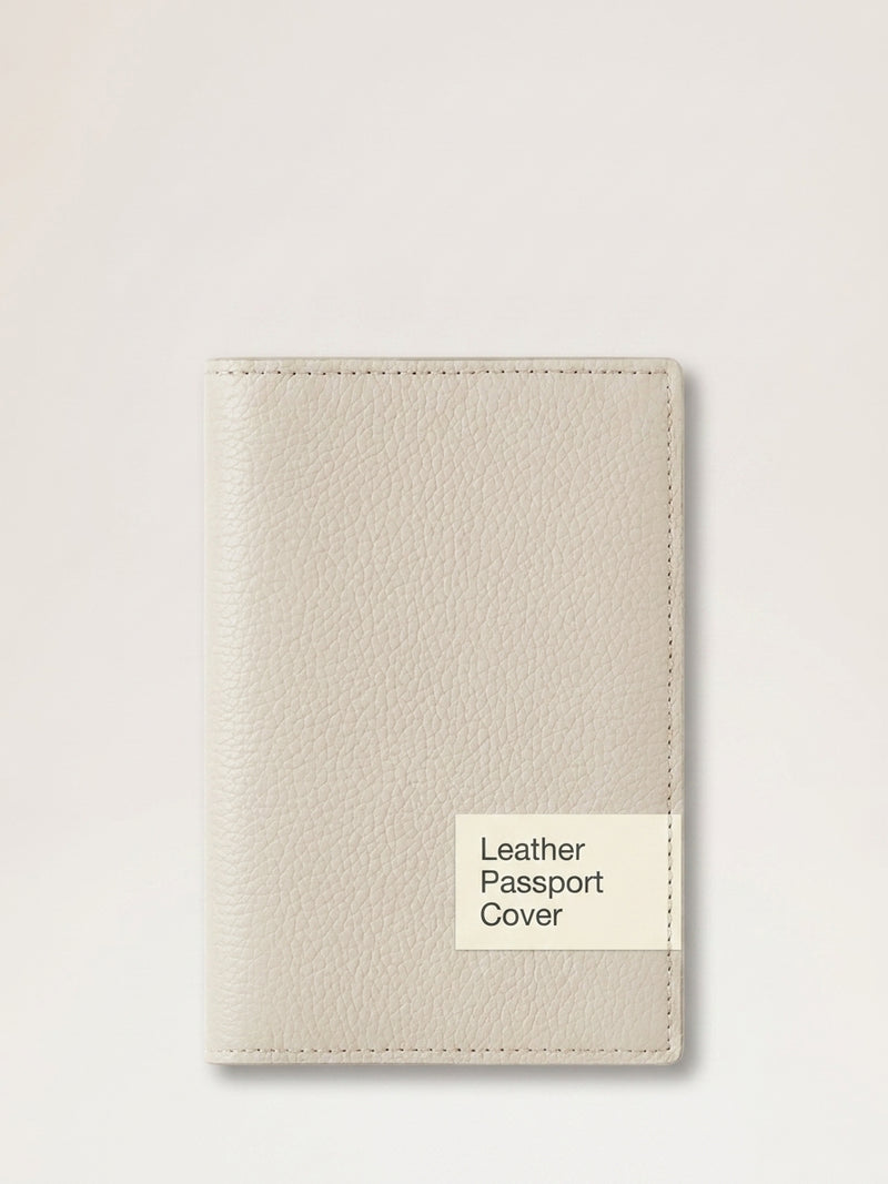 Mulberry leather passport cover taupe - British product