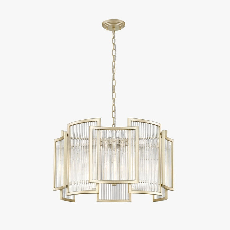 Impex gold 5-light chandelier 56cm (British brand)