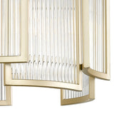 Impex gold 5-light chandelier 56cm (British brand)