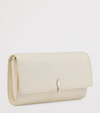Christian Louboutin Bettina white lamb leather chain wallet, imported from the UK