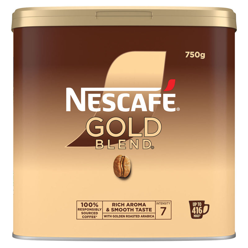 Nescafé Gold Blend instant coffee granules 750g, imported from the UK