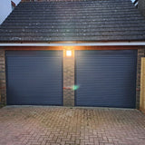 Cardale grey electric roller door 55mm - British product