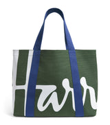 Harrods Medium Cotton Tote Bag with Twin Top Handles and Interior Pocket- Buy online at McGrocer