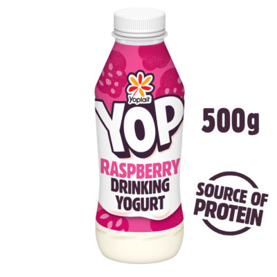 ASDA Yop Raspberry Drinking Yoghurt 500g- Buy online at McGrocer
