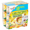 Wildlife Kids strawberry peach yoghurt pots 18x45g (British brand)