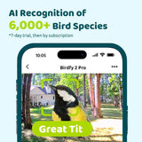 Birdfy Feeder 2 Pro smart bird feeder with solar panel (British brand)