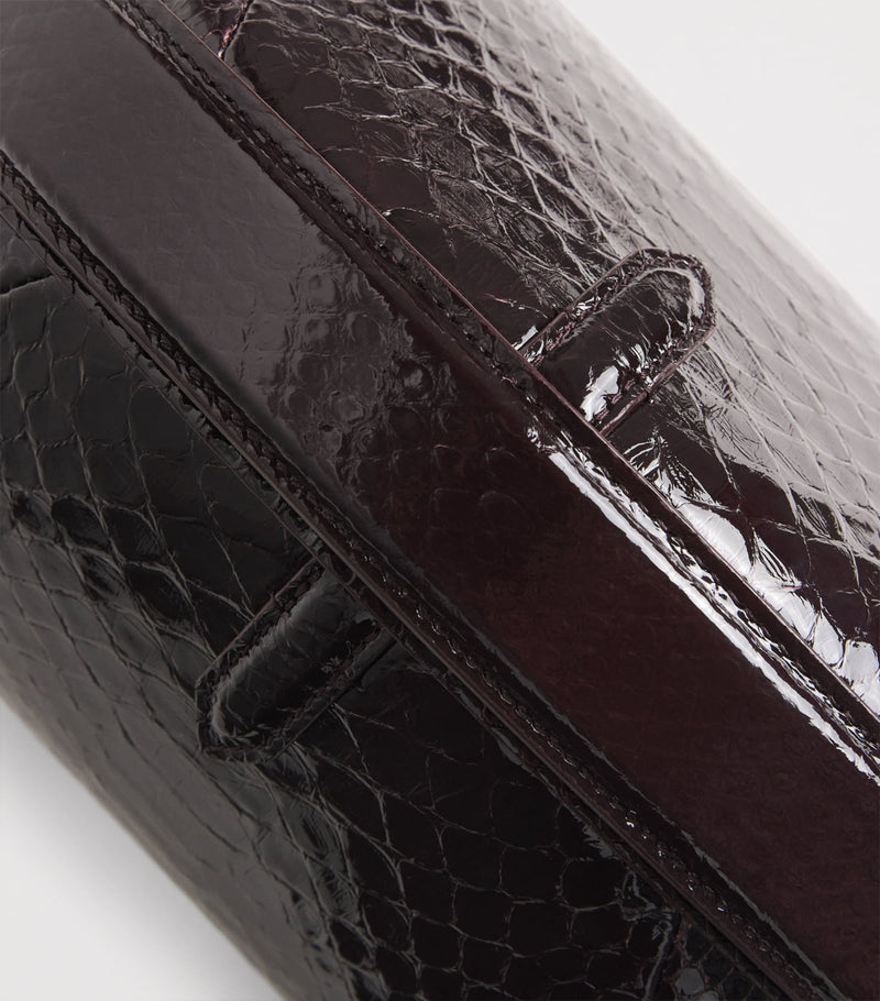 Alaïa snakeskin purse clutch bag 14x28cm (British brand)