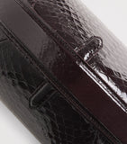Alaïa snakeskin purse clutch bag 14x28cm (British brand)