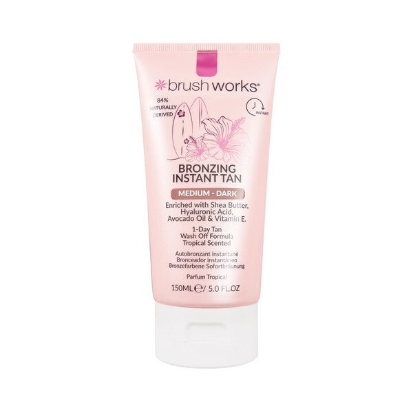 Brushworks bronzing instant tan medium dark 150ml - British product