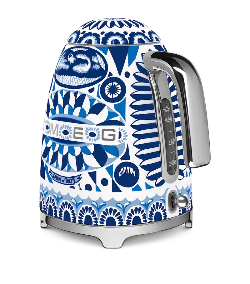 Smeg x Dolce & Gabbana Blu Mediterraneo electric kettle 1.7L (British brand)