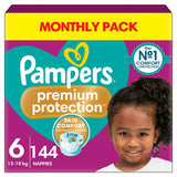 Pampers Premium Protection nappies size 6, UK version