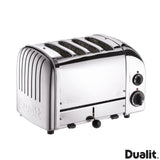 Costco UK Dualit Classic 4 Slot Toaster with Sandwich Cage, Polished Stainless Steel- Buy online at McGrocer