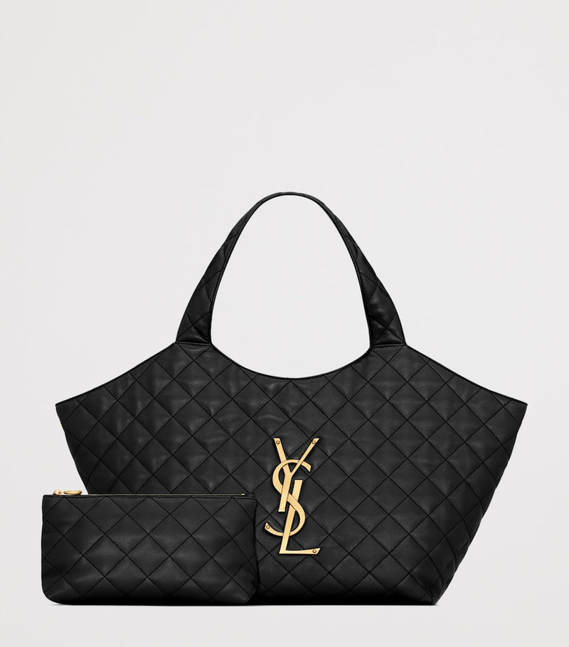 Saint Laurent medium Icare quilted tote bag - British product