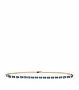 Harrods Max Mara Leather Jewelled Belt 1cm- Buy online at McGrocer