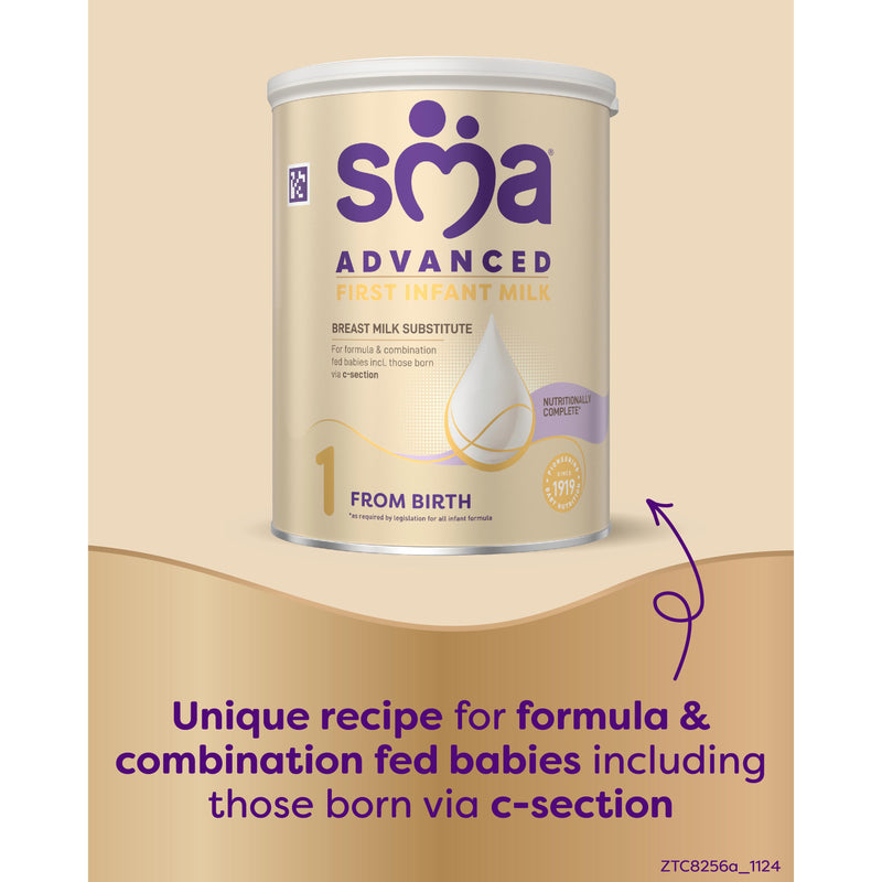 SMA Advanced First Infant Milk 800g (British brand)