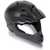 Zinc full face bike helmet for kids black (British brand)