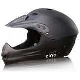 Zinc full face bike helmet for kids black (British brand)