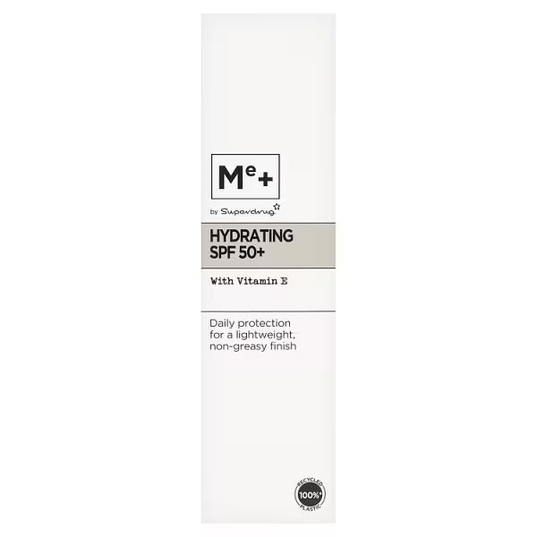 Me+ SPF50 Booster 50ml moisturising sunscreen serum, imported from the UK