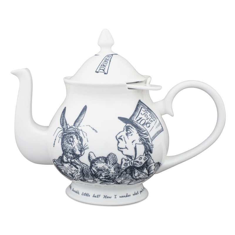 Whittard Alice in Wonderland bone china teapot 1200ml (British brand)