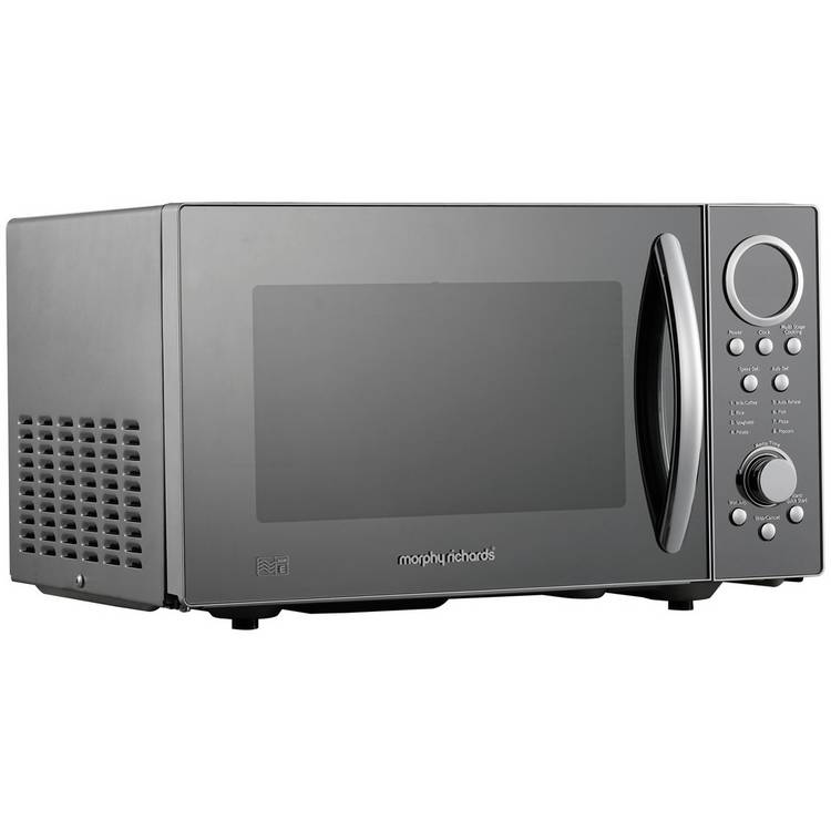 Morphy Richards 900W standard microwave silver 23L - British product