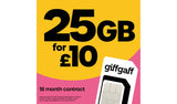 giffgaff 25GB SIM card 18 month good contract, imported from the UK