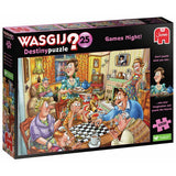 Wasgij Destiny 25 Games Night 1000 piece jigsaw puzzle, imported from the UK