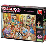 Wasgij Destiny 25 Games Night 1000 piece jigsaw puzzle, imported from the UK