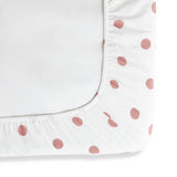 Argos Home pink spotted fitted sheet single, UK version