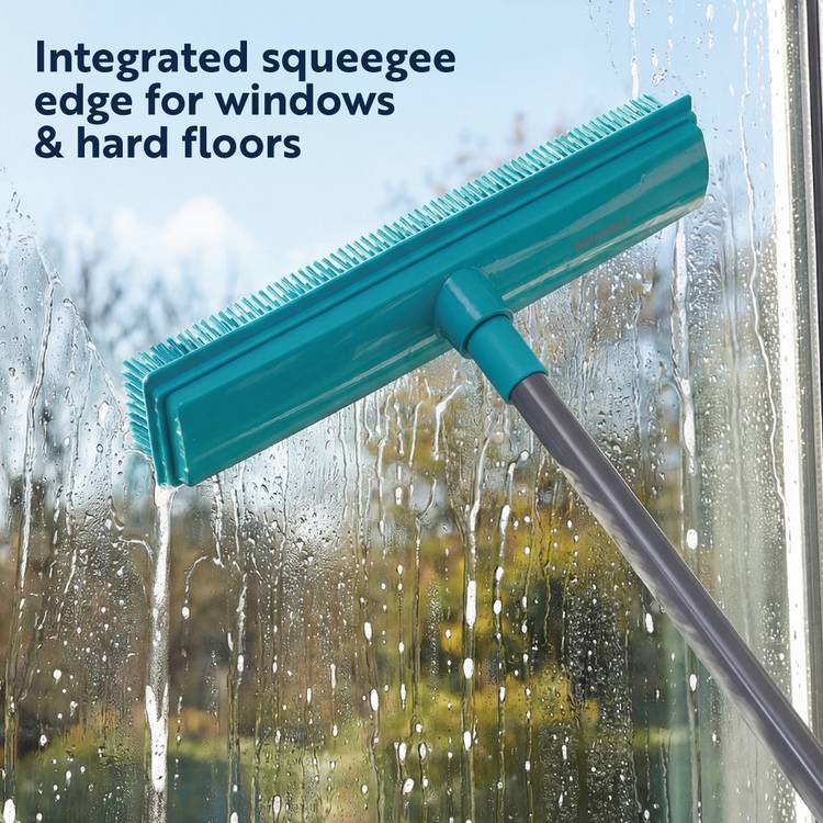 Beldray 2-in-1 pet lift and trap broom with rubber head, imported from the UK