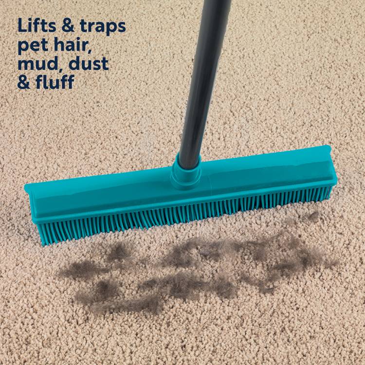 Beldray 2-in-1 pet lift and trap broom with rubber head, imported from the UK