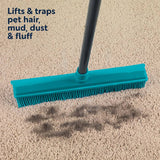 Beldray 2-in-1 pet lift and trap broom with rubber head, imported from the UK