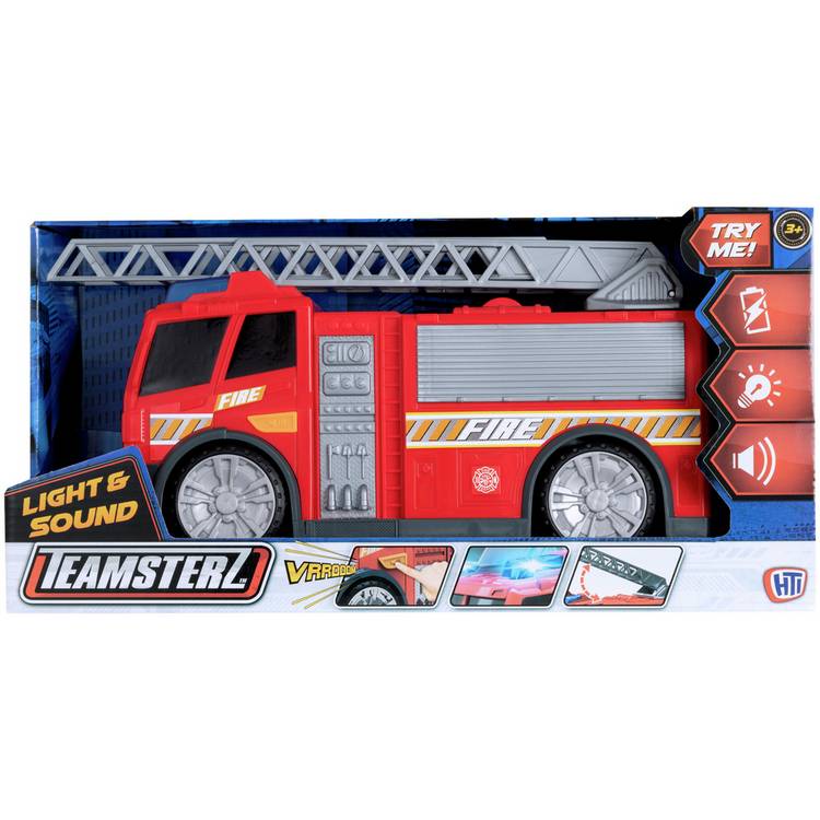 Teamsterz Lights and Sounds Fire Engine toy, UK version