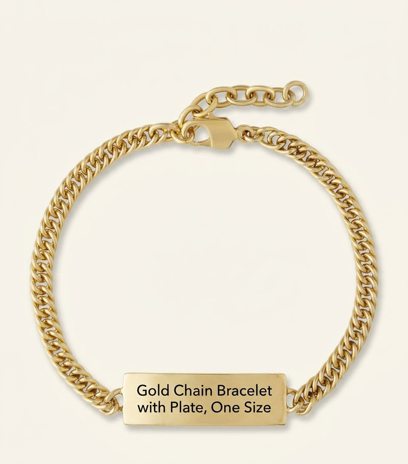 Givenchy Tape Chain Bracelet, imported from the UK