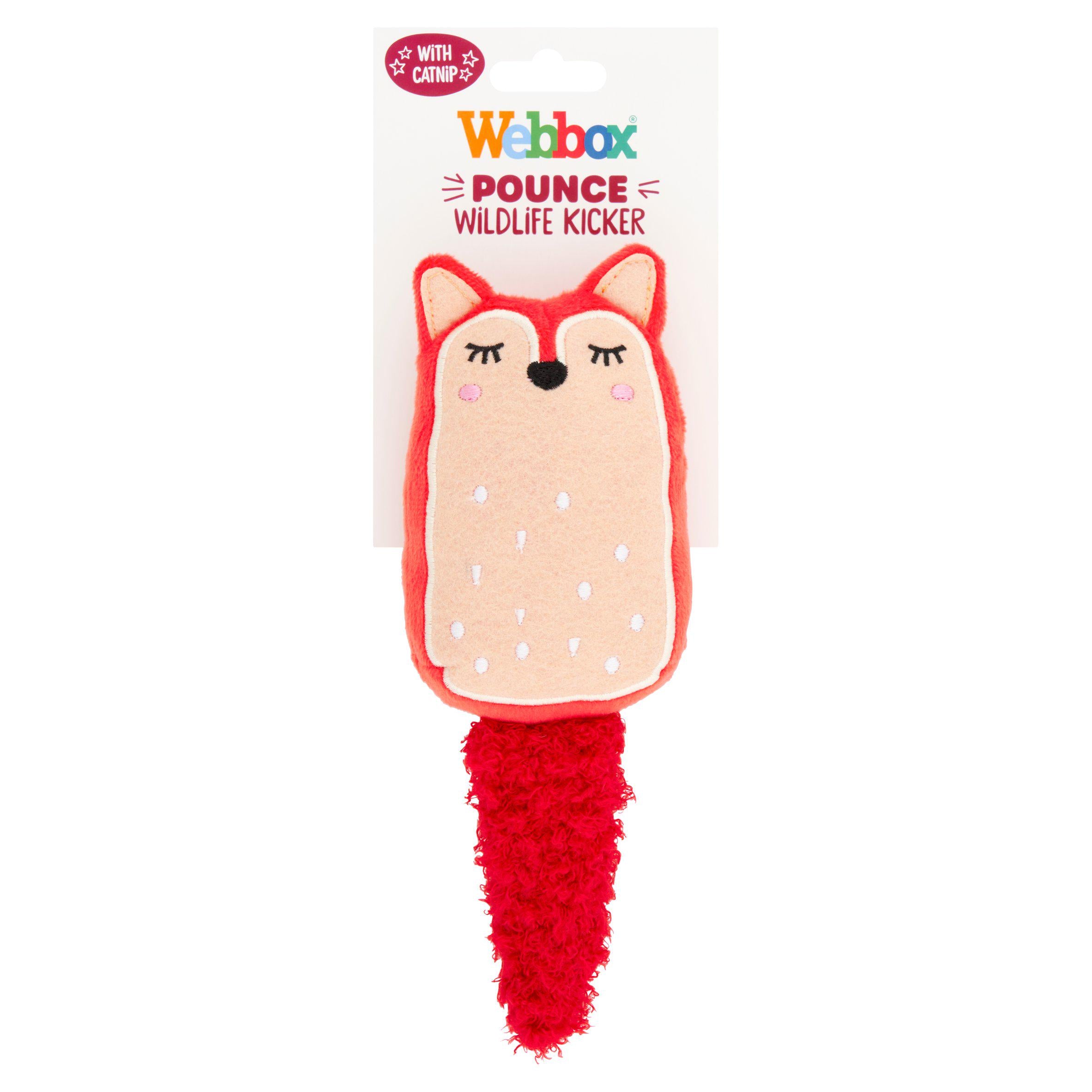 Webbox Pounce Wildlife Kicker Cat Toy GOODS Sainsburys