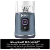 Ninja portable hand blender Blue 530ml, imported from the UK