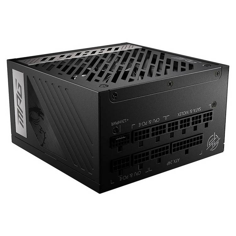 MSI MPG A850G PCIE5 power supply 850W, imported from the UK