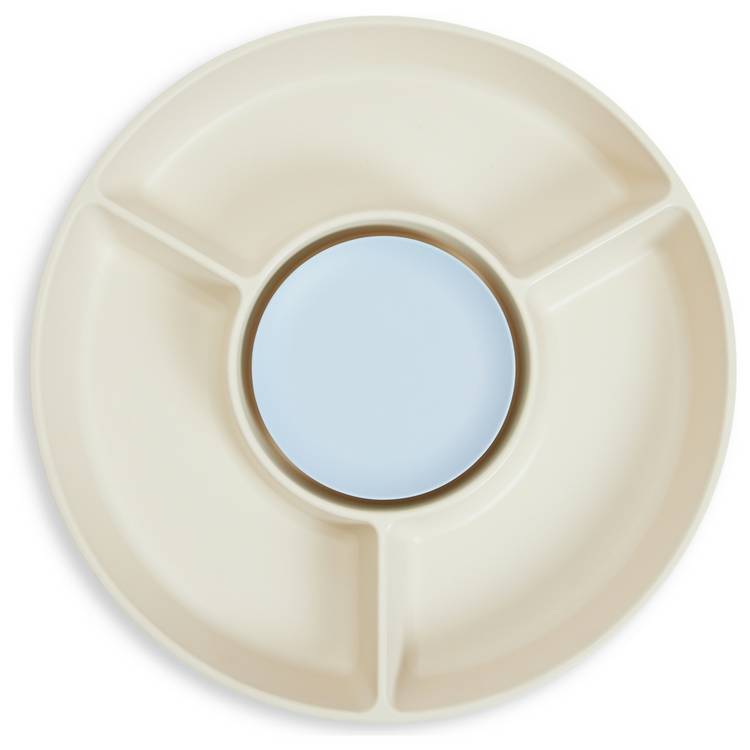 Habitat serving platter set with 4 plates 38.6cm (British brand)