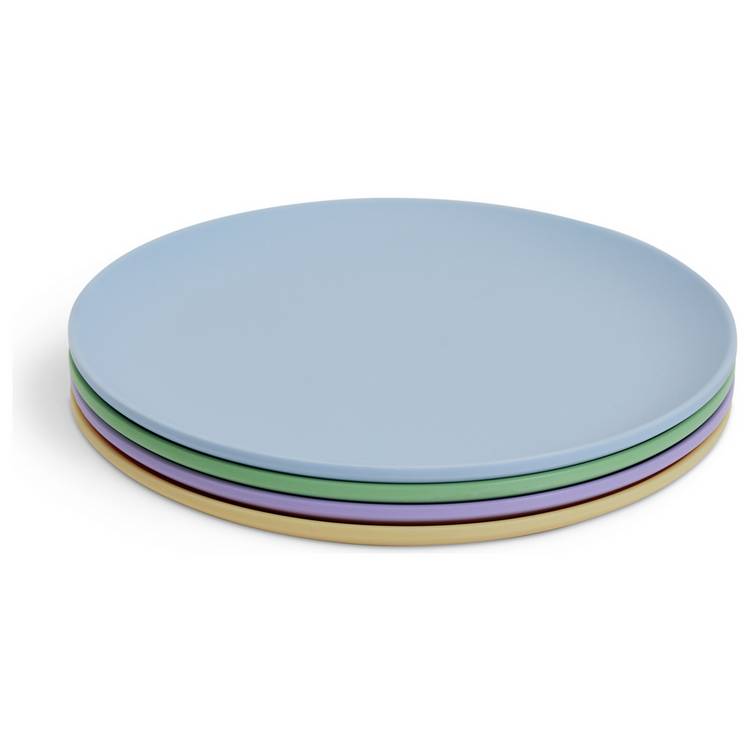 Habitat serving platter set with 4 plates 38.6cm (British brand)