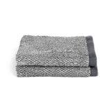 Habitat face cloths black marl 2 pack 30x30cm, UK version