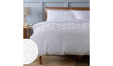 Argos Home textured white bedding set single - British product