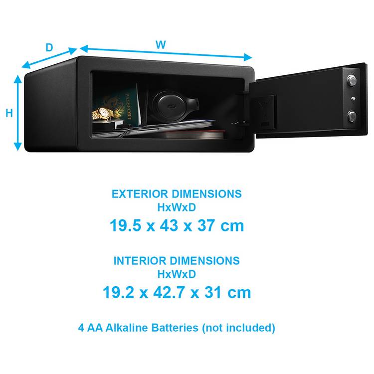 Master Lock biometric fingerprint safe 25.4L - British product