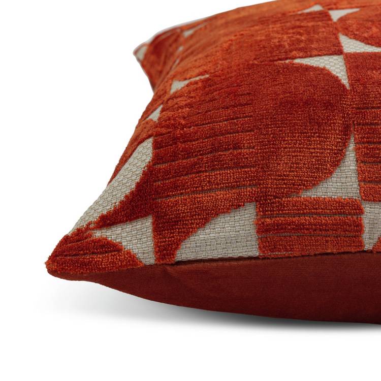 Habitat Jaquard Effect Orange cushion 43x43cm - British product