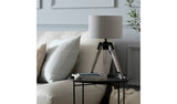 Argos Argos Home Lyle Wooden Tripod Table Lamp - Grey, 46cm- Buy online at McGrocer