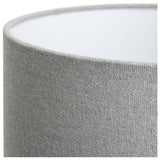 Argos Home Lyle 46cm wooden tripod table lamp grey, imported from the UK