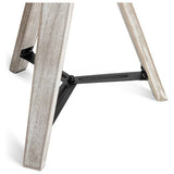 Argos Home Lyle 46cm wooden tripod table lamp grey, imported from the UK