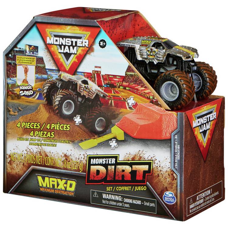Monster Jam kinetic sand starter set - British product