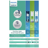 Philips Sonicare Premium Plaque brush heads black 4 pack (British brand)