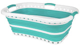 Argos Beldray 37 Litre Collapsible Laundry Basket Aqua- Buy online at McGrocer